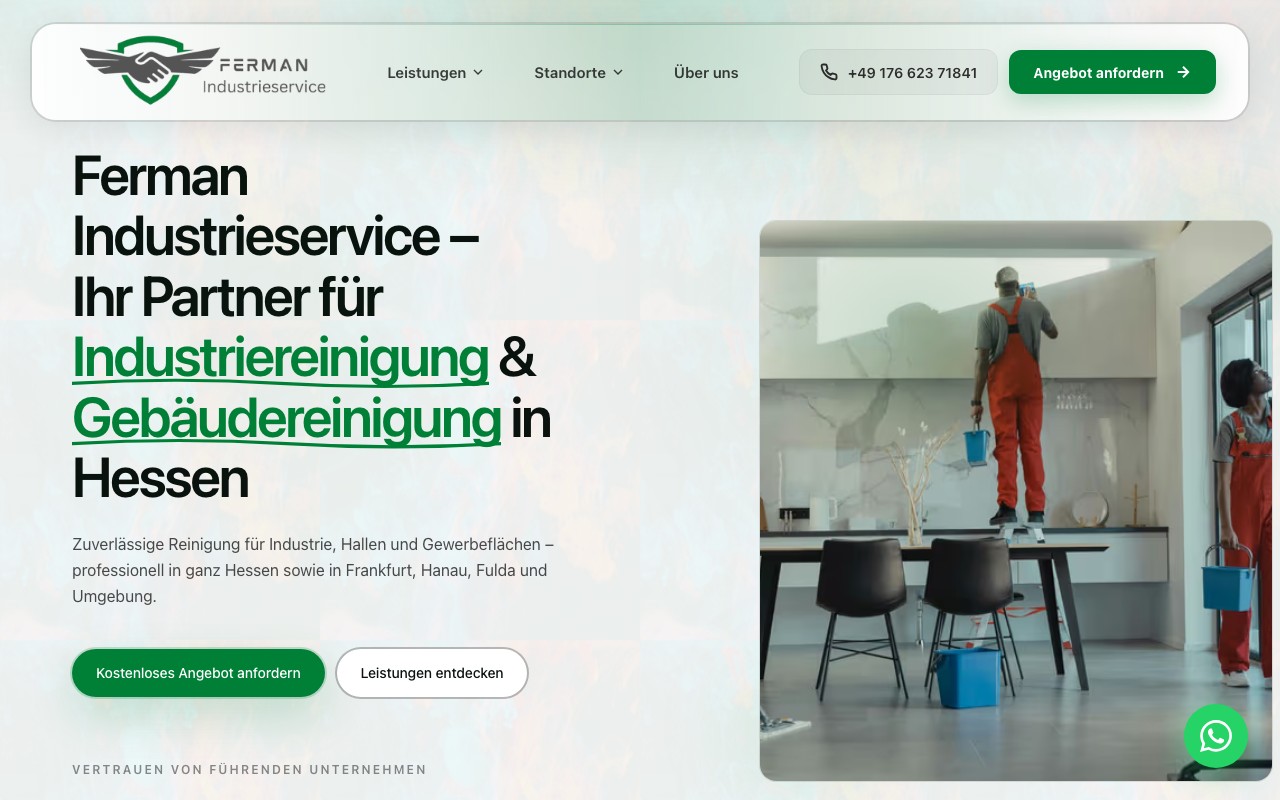 ferman-industrieservice.de Desktop